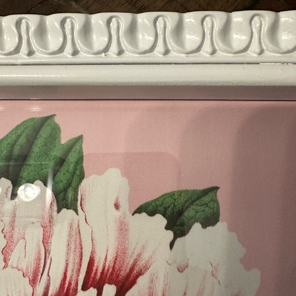 Floral Art Print in White Frame - Picture 2 of 4